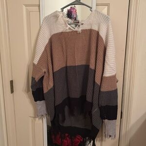 Knit Distressed Sweater